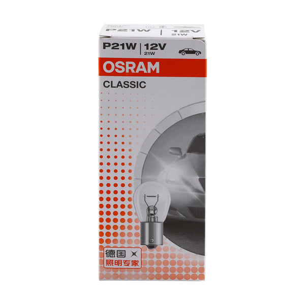 OSRAM 10PCS Car Light Tubular Lamp bulb P21W BA15S 12V 21W 7506 Generic