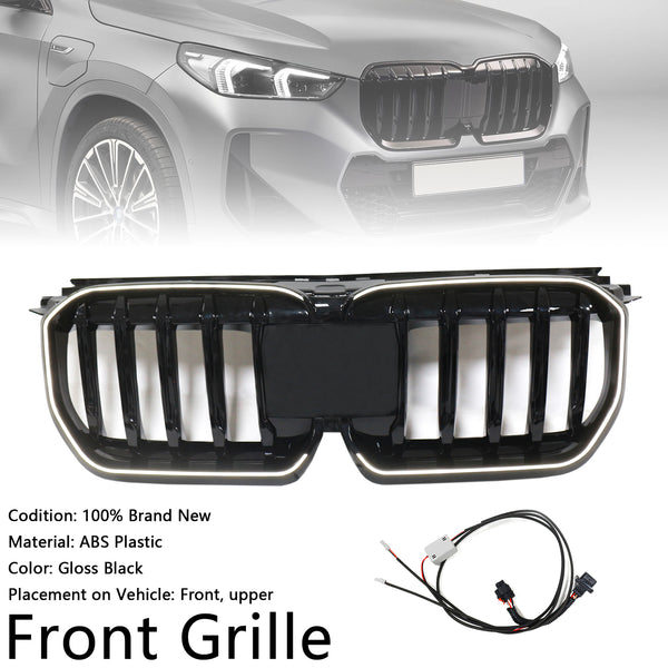 2023-2024 BMW X1 U11 U12 Gloss Black Front Bumper Kidney Grill Grille Generic