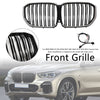 2019-2022 BMW X5 G05 M-Performance Double Slat Black Front Kidney Grille 51137454887 Generic