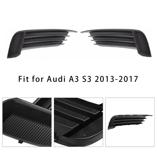 2013-2017 Audi A3 S3 Car Front Side Lower Bumper Grille Fog Light Grille 8V5807681 8V5807682 Generic