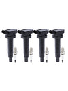 2005-2010 Scion TC L4 2.4L 4PCS Ignition Coil+Spark Plug UF333 UF494 C1330 90919-02244 Generic