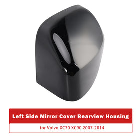 Left Side Mirror Cover Rearview Housing for Volvo XC70 XC90 2007-2014