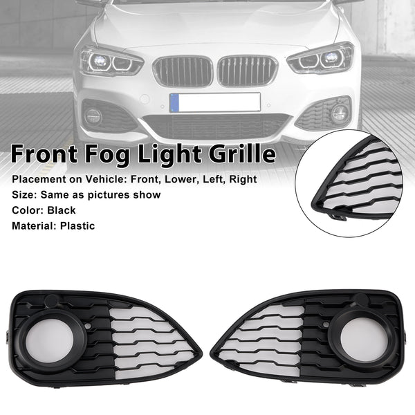2015-2019 BMW 1 SERIES F20 F21 LCI 2PCS Fog Light Cover Grille 51118060282 51118060281 Generic