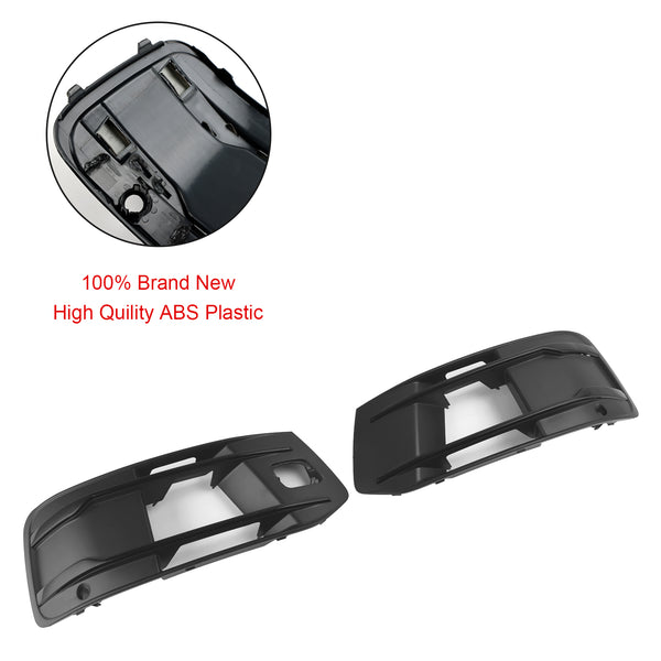 2016-2019 Audi Q7 Front Bumper Cover Fog Light Bezel Insert Grill Grille Generic