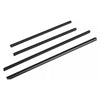 2008-2013 Honda Fit Jazz 4pcs Door Belt Weatherstrip Molding Seal Generic
