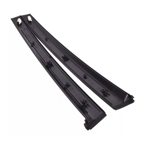 Left&Right Door Garnish Trim Pillar Sash Set SLJ-1173A-BK For Honda Civic 92-95
