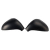 Side Mirror Covers Rearview Housing Matte Black for Peugeot 207 Hatchback