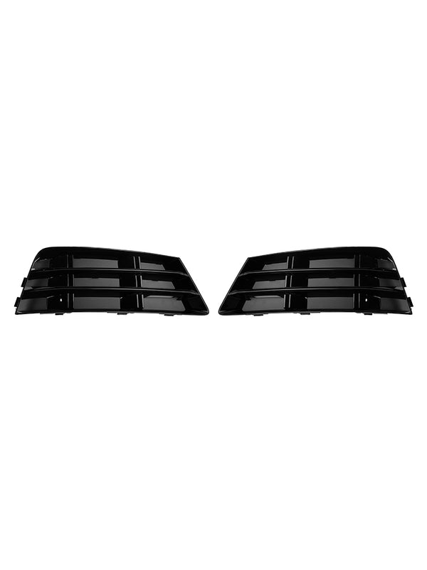 2016-2018 Audi A4 B9 Standard Version into RS4 Style 2PCS Front Fog Light Grille Lower Bumper Grill 8W0 807 681 R 8W0 807 682 R Generic
