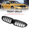 2019-2022 BMW 3 Series G20 G28 Black Dual Slat Kidney Grille Grill 51138072085 Generic