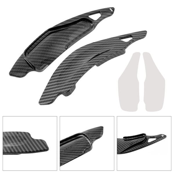 Carbon Look Steering Wheel Paddle Shifter Extension For Toyota Ractis Lexus