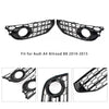 2010-2015 Audi A4 Allroad B8 Front Bumper Honeycomb Fog Light Grille 8K0807681H 8K0807682H Generic