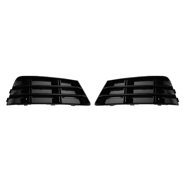 2016-2018 Audi A4 B9 Standard Version into RS4 Style 2PCS Front Fog Light Grille Lower Bumper Grill 8W0 807 681 R 8W0 807 682 R Generic