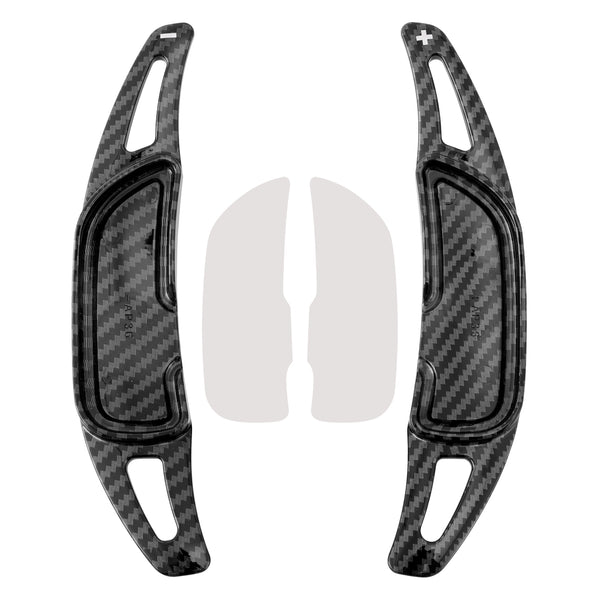 Carbon Look Steering Wheel Paddle Shifter Extension For Mercedes Benz AMG