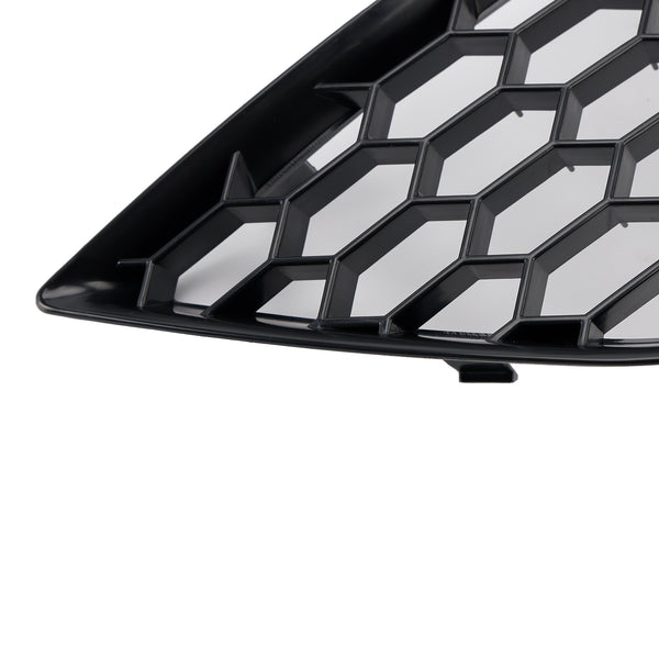 2013-2015 Audi A4 B8.5 Black Honeycomb Fog Light Cover 8K0807681K 8K0807682K Generic