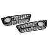2007-2011 Audi A5 Standard Style 2PCS Honeycomb Front Fog Lamp Cover Grille 1522024 Generic