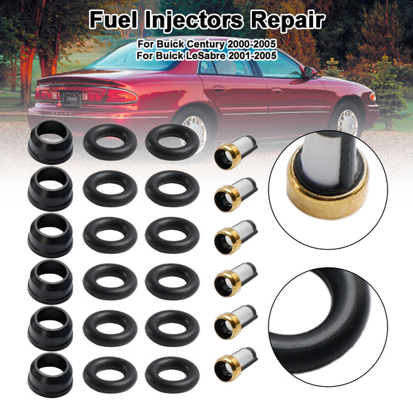 2000-2004 Oldsmobile Alero Silhouette 6Pcs Fuel Injector Repair Kit O-Rings FJ318 Generic