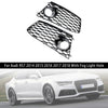 2014-2018 Audi RS7 Pair Front Bumper Fog Light Lamp Frame Grille Covers Generic