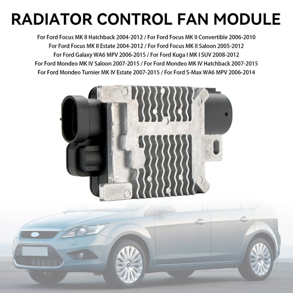 Radiator Control Fan Module 1477218 Fit Ford Focus MK II/IV 6W1Z8B658AC Generic