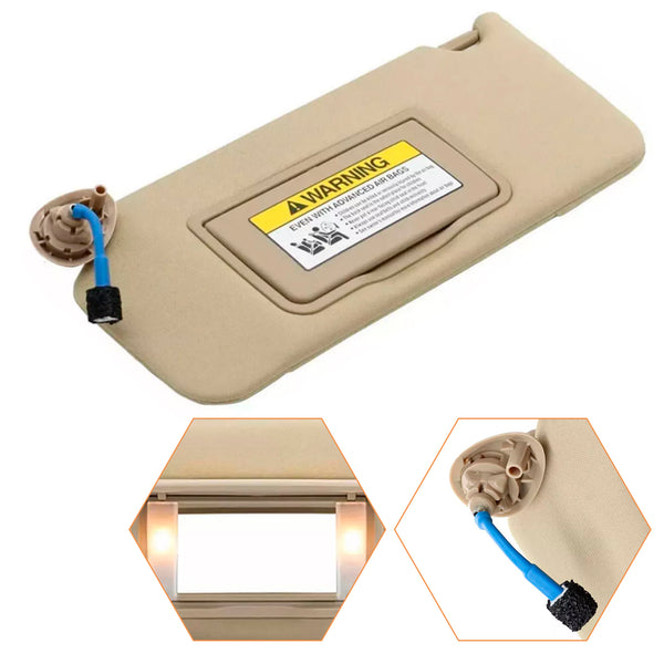 Beige Left Driver Side Sun Visor 83280TA5A51ZA For Honda Accord 2008-2017