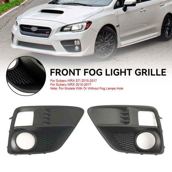 2015-2017 Subaru WRX & STi 2PCS Front Fog Light Cover Bezel Grille Grill 57731VA000 57731VA010 Generic