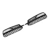 2013-2017 Audi S3 Front Lower Bumper Fog Light Cover Grille 8V3807681G 8V3807682G Generic