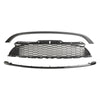 2009-2013 MINI R57 Cooper S & JCW 2-Door Convertible 3PCS Gloss Black Front Grille Grill Generic