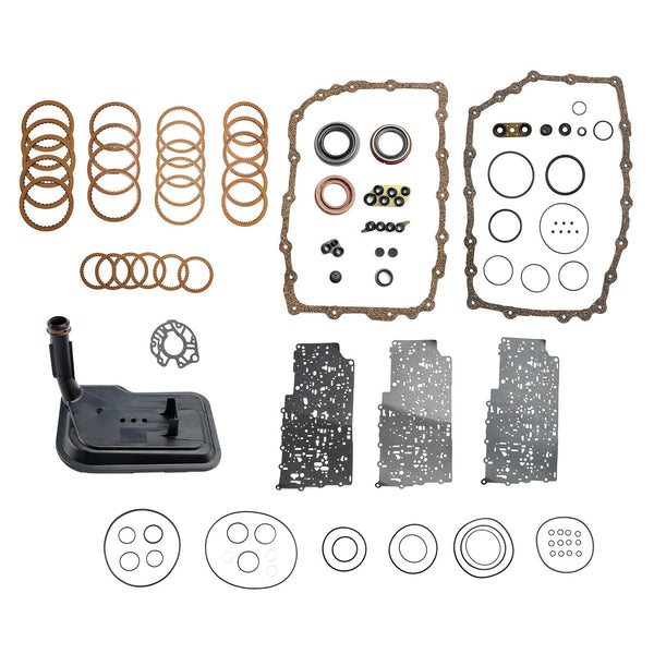 2009-2021 Chevrolet EXPRESS 1500 6 SP R/4WD V6 4.3L V8 4.8L 5.3L 6L80E 6L80 Transmission Master Rebuild Kit 24236931 34677P Generic