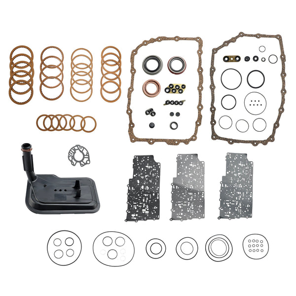 2006-2013 Cadillac ESCALADE EXT 6 SP R/4WD V8 6.2L 6L80E 6L80 Transmission Master Rebuild Kit 24236931 34670P Generic