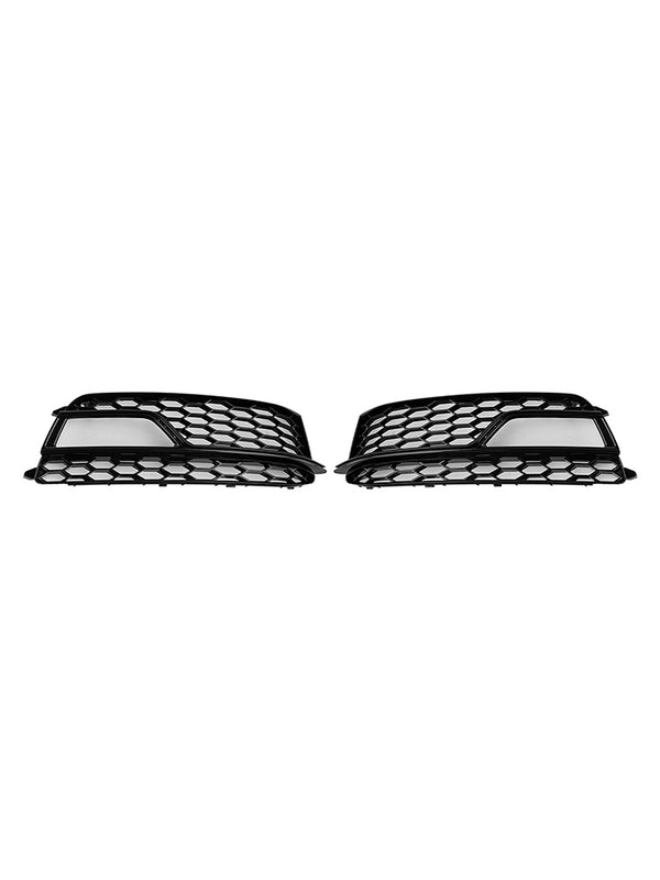2013-2016 AUDI A5 S-Line / S5 2PCS Front Fog Lamp Black Grille Grill 8T0 807 681 K 8T0 807 682 K Generic
