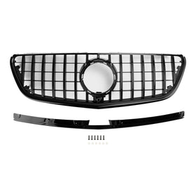 2015-2019 Mercedes Benz Vito W447 GT Stlye Gloss Black Front Bumper Grill Grille Generic