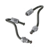 04.2004-05.2009 SEAT Toledo III 2x Rear Brake Line Pipe Brake Caliper 1K0611763E 1K0611763F Generic