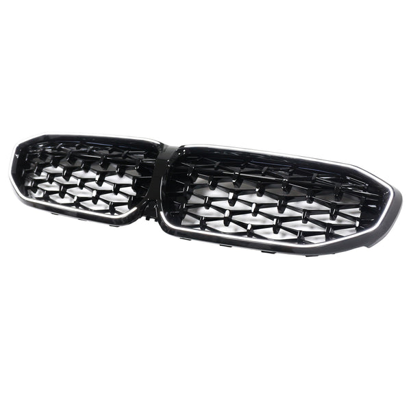 2019-2022 BMW 3 Series G20 Black Diamond Kidney Grille Grill 51138072085 Generic