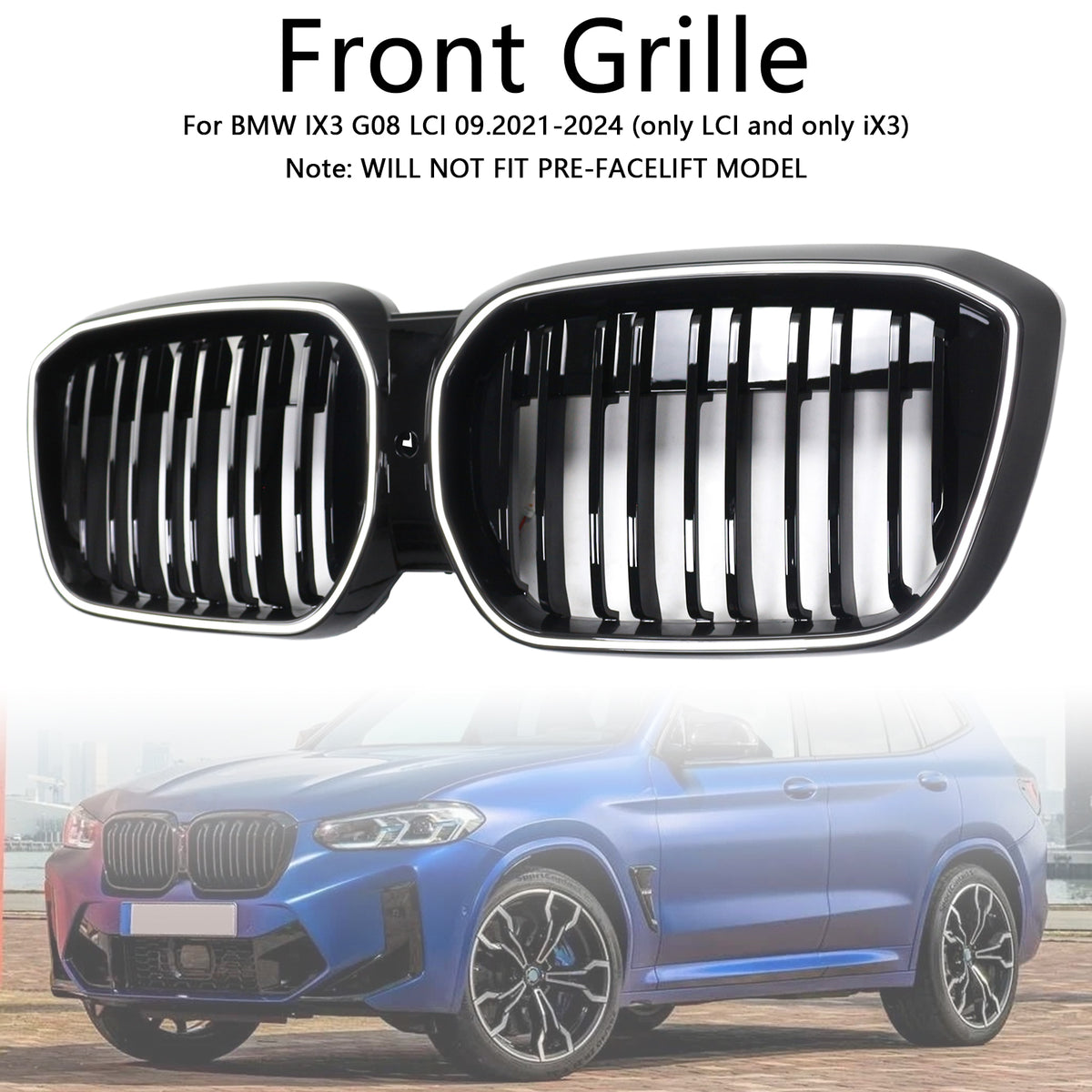 Parrilla Deportiva BMW IX3 (G08