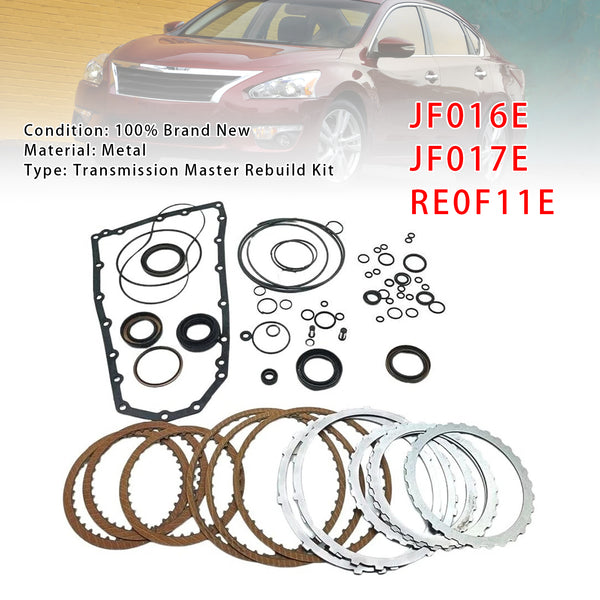 JF016E JF017E RE0F11E CVT Transmission Master Rebuild Kit Clutch Plates