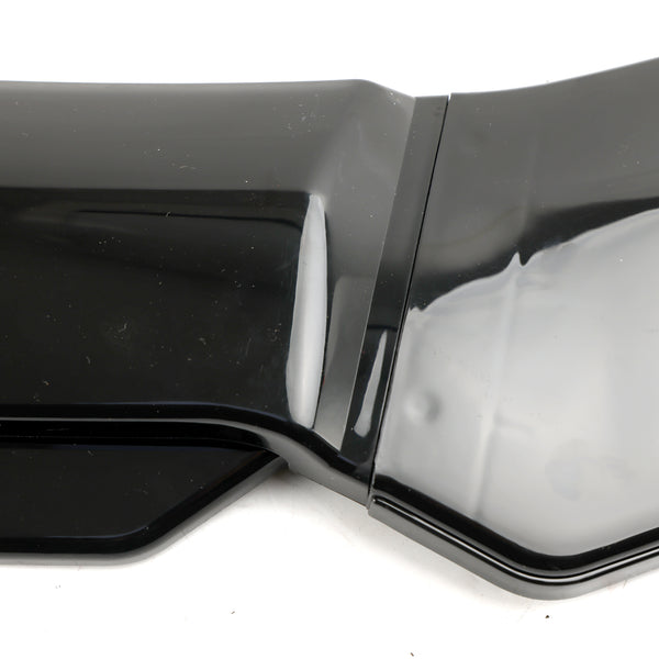 4PCS Universal Car Front Bumper Lip Body Kit Splitter Diffuser Protector Black Generic