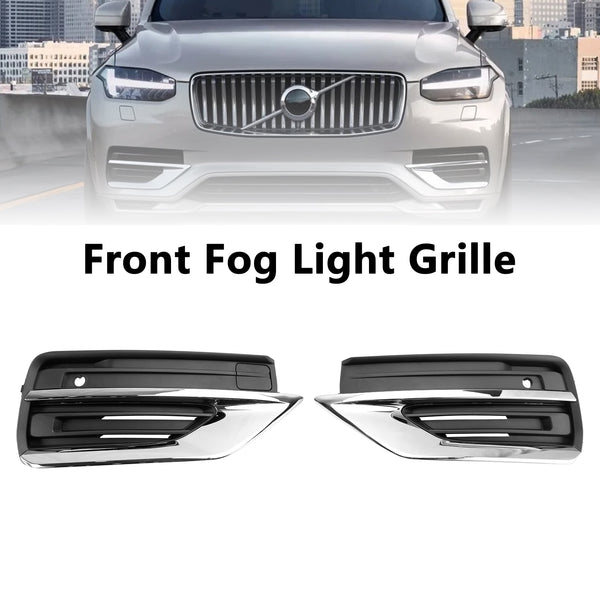 2021-2024 Volvo XC90 2PCS Front Bumper Fog Grille Fog Lamp Grille Generic