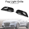 2011-2014 AUDI A1 8X 2PCS Fog Light Grille Front Bumper Grill Cover 8X0807681A 8X0807682A Generic