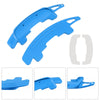 Steering Wheel Paddle Shifter Extension For Range Rover Jaguar Aluminium Blue