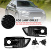 18-20 RSQ5 Audi Q5 SQ5 SUV Black Front Honeycomb Fog Lamp Grilles Cover Generic