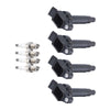 2010-2012 Lexus HS250H L4 2.4L 4PCS Ignition Coil+Spark Plug UF333 UF494 C1330 90919-02244 Generic