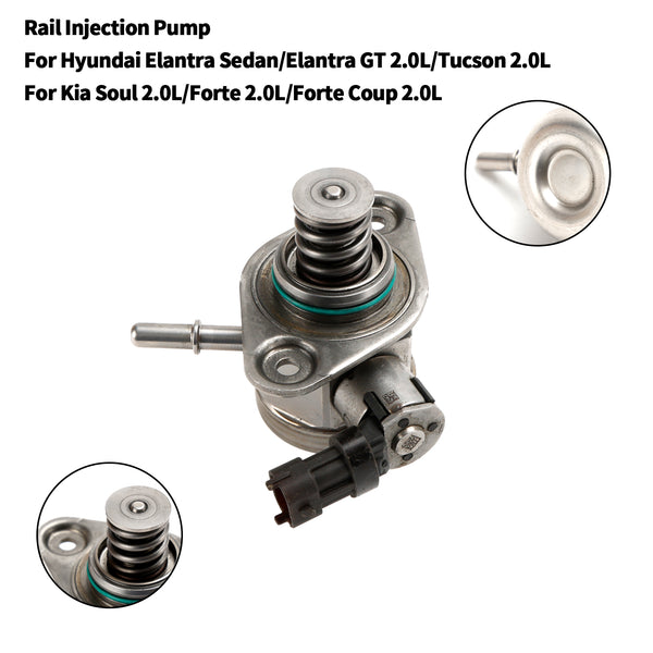 2014-2016 Hyundai Elantra Sedan Direct Injection High Pressure Fuel Pump 353202E100 HM10052 AU108002S01 Generic