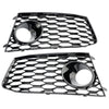 2014-2018 Audi RS7 Pair Front Bumper Fog Light Lamp Frame Grille Covers Generic