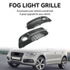 2013-2017 Audi Q5 Standard Version Front Bumper Fog Light Grille Grill 8R0807681M 8R0807682J Generic