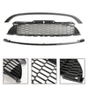 2011-2015 MINI R58 Cooper S & JCW 2-Door Coupe 3PCS Gloss Black Front Grille Grill Generic