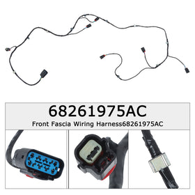Front Fascia Wiring Harness for Jeep Grand Cherokee 2016-2019 68261975AC