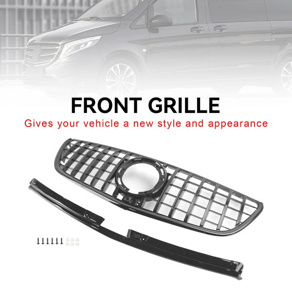 2020-2023 Mercedes Benz vito W447 Facelift Black Front Grille Grill