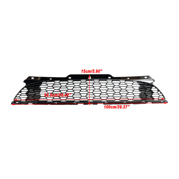 2008-2014 MINI R55 Cooper S JCW 5-Door Estate Gloss Black Front Bumper Grill Grille Generic