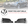 2018-2019 Audi A5 S-Line S5 2pcs Front Bumper Fog Light Grille Cover Trim 8W6807682FRU6 Generic