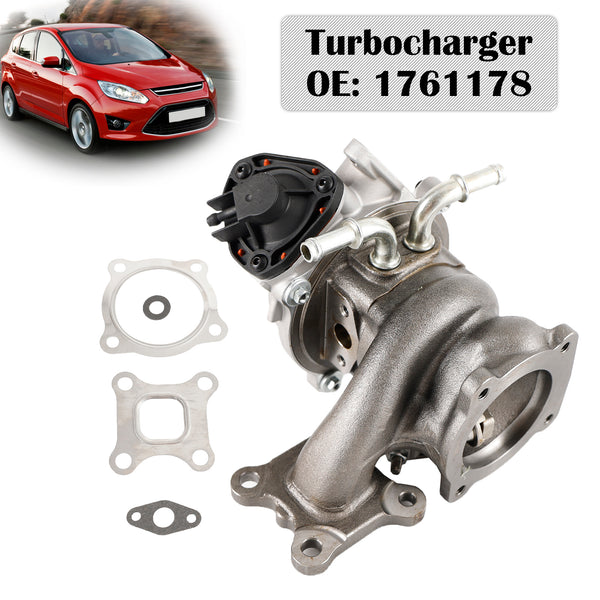 Ford Fiesta Focus C-Max Transit 1.0L Turbo Turbocharger + Gaskets 1761178 1761181 Generic