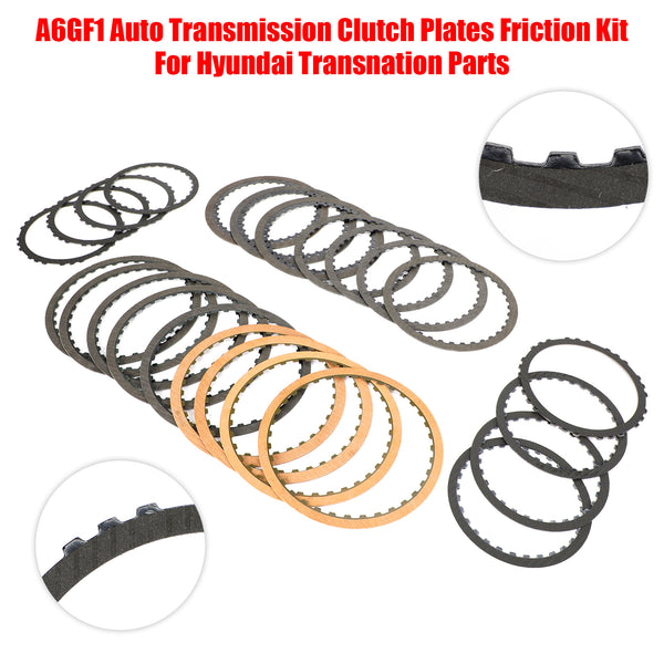 A6GF1 Auto Transmission Clutch Plates Friction Kit For Hyundai Transnation Parts B212880A Generic
